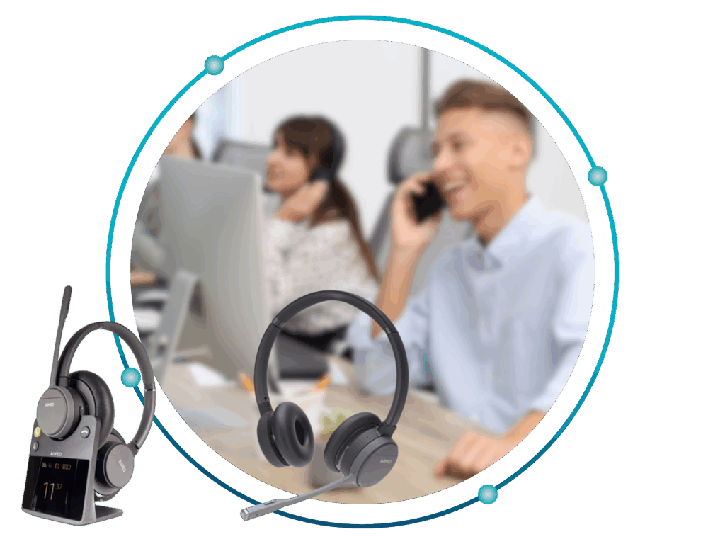 Professionelle Business-Headsets für Büro & Callcenter