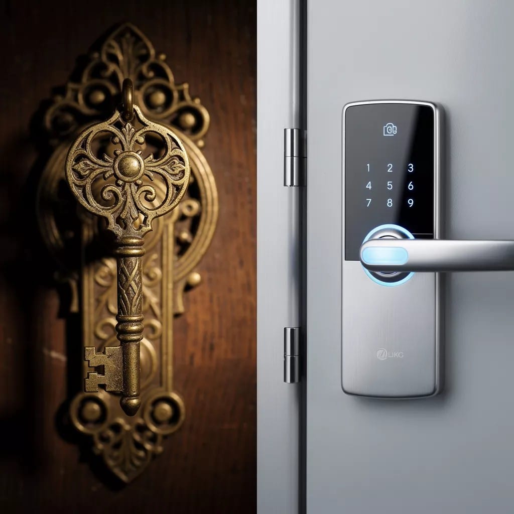 zutrittskonterolle - schlüssel vs elektronische türschlösser Moderne IP-Zutrittskontrolle mit Axis-Systemen