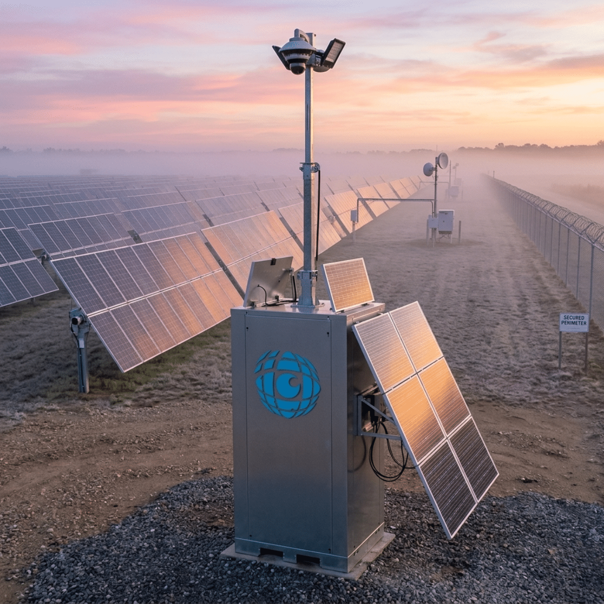 Videoüberwachung für Kritische Infrastrukturen (KRITIS) - Solarpark, Windpark, Bahnhof, Kommunen, Kieswerk, Steinbruch