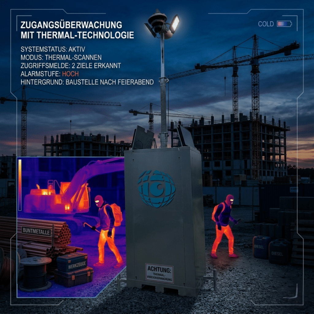 Baustellenüberwachung - Diebstahlschutz